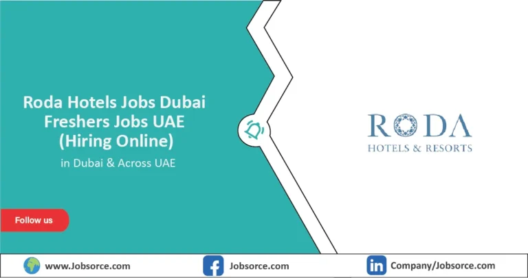 Roda Hotels Jobs
